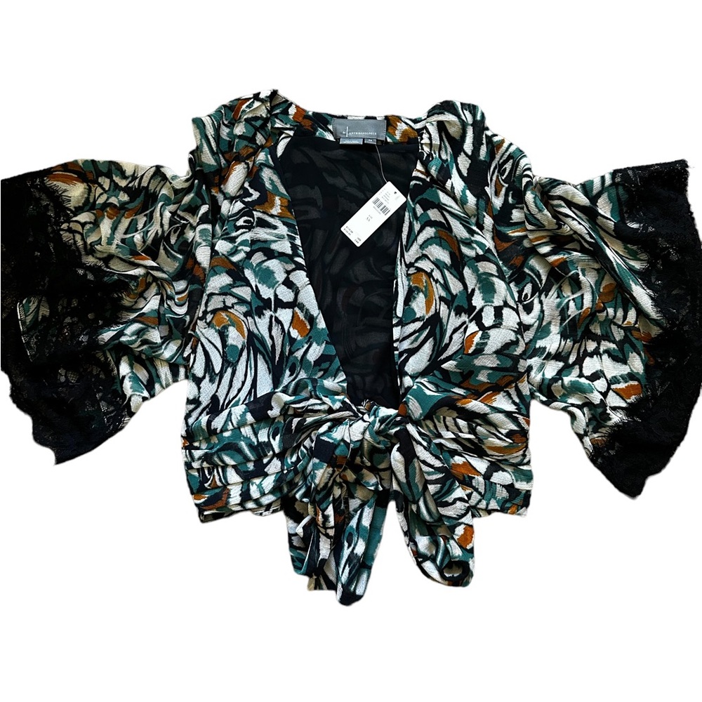 NWT Anthropologie Crop Blouse